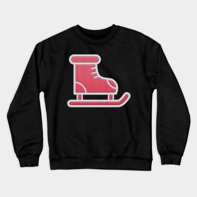 Cute Ice Skate Crewneck Sweatshirt by aaallsmiles